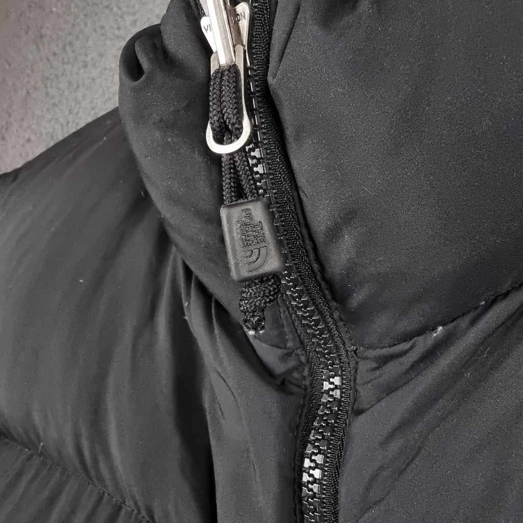 Vintage THE NORTH FACE Jacket Womens XL Black 600 Goose Down Puffer Coat