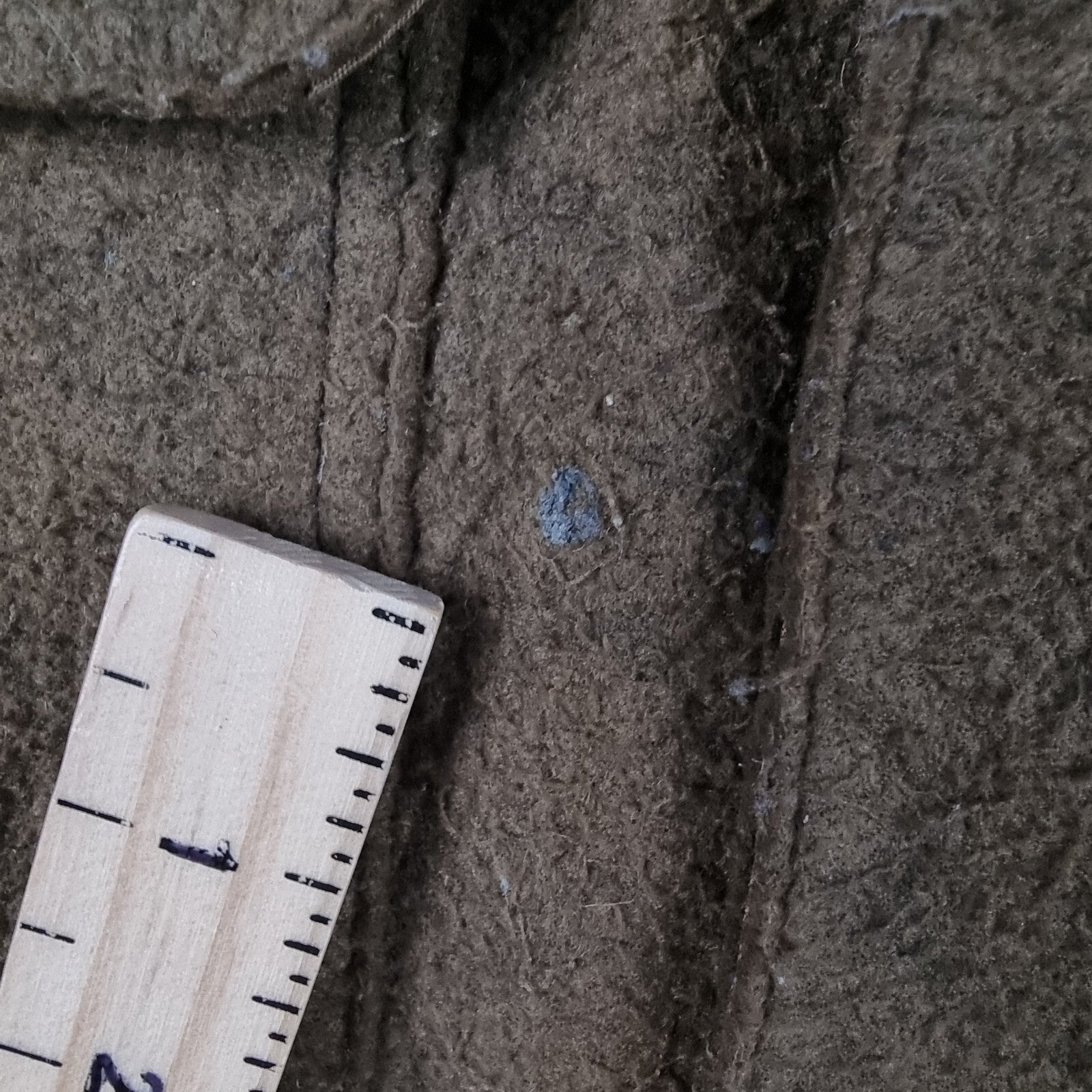 Vintage STONE ISLAND Jacket Mens XL Brown Felt Field Coat Made In Italy F/W 2005