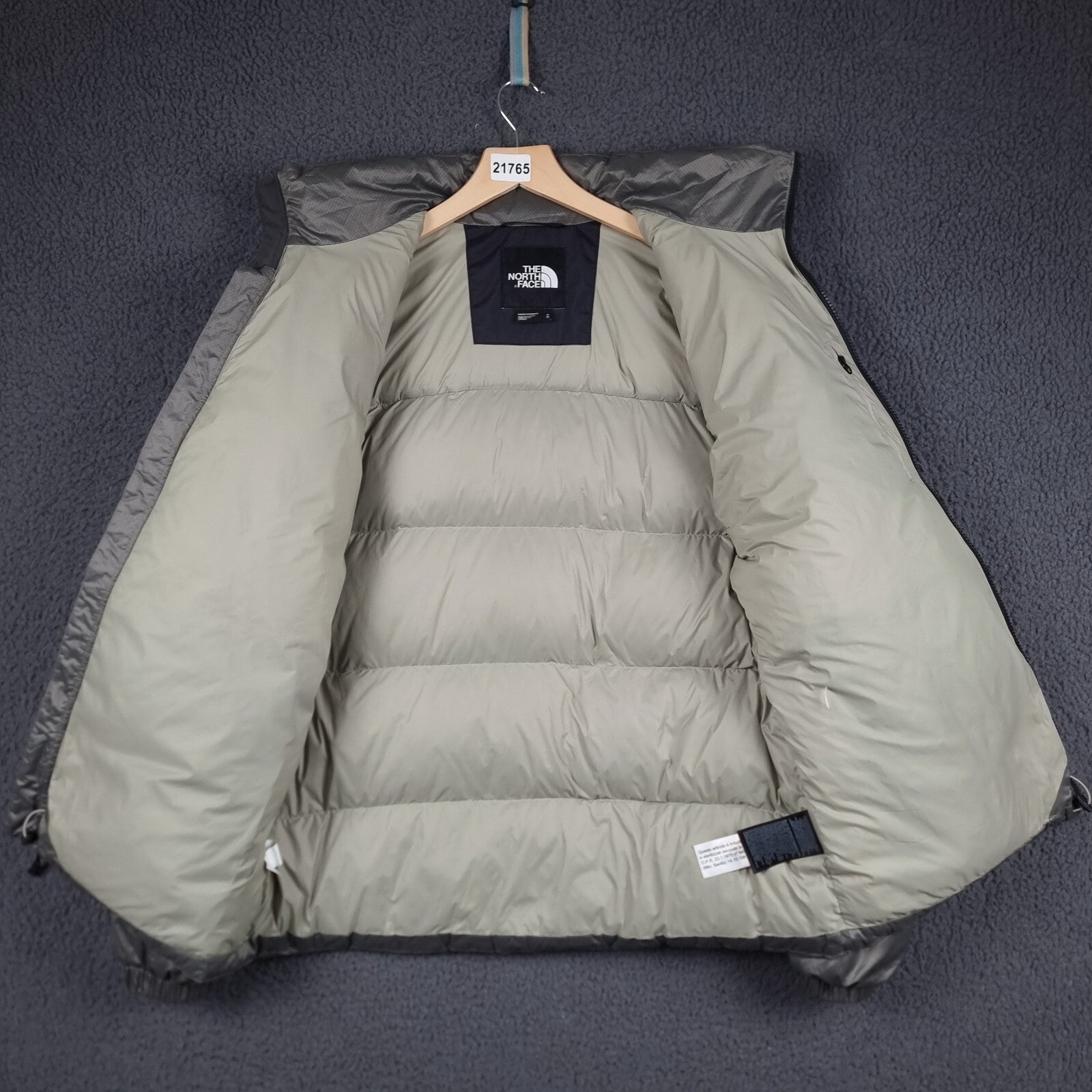 THE NORTH FACE Diablo 2.0 Jacket Mens M Medium Grey Black 700 Down Puffer