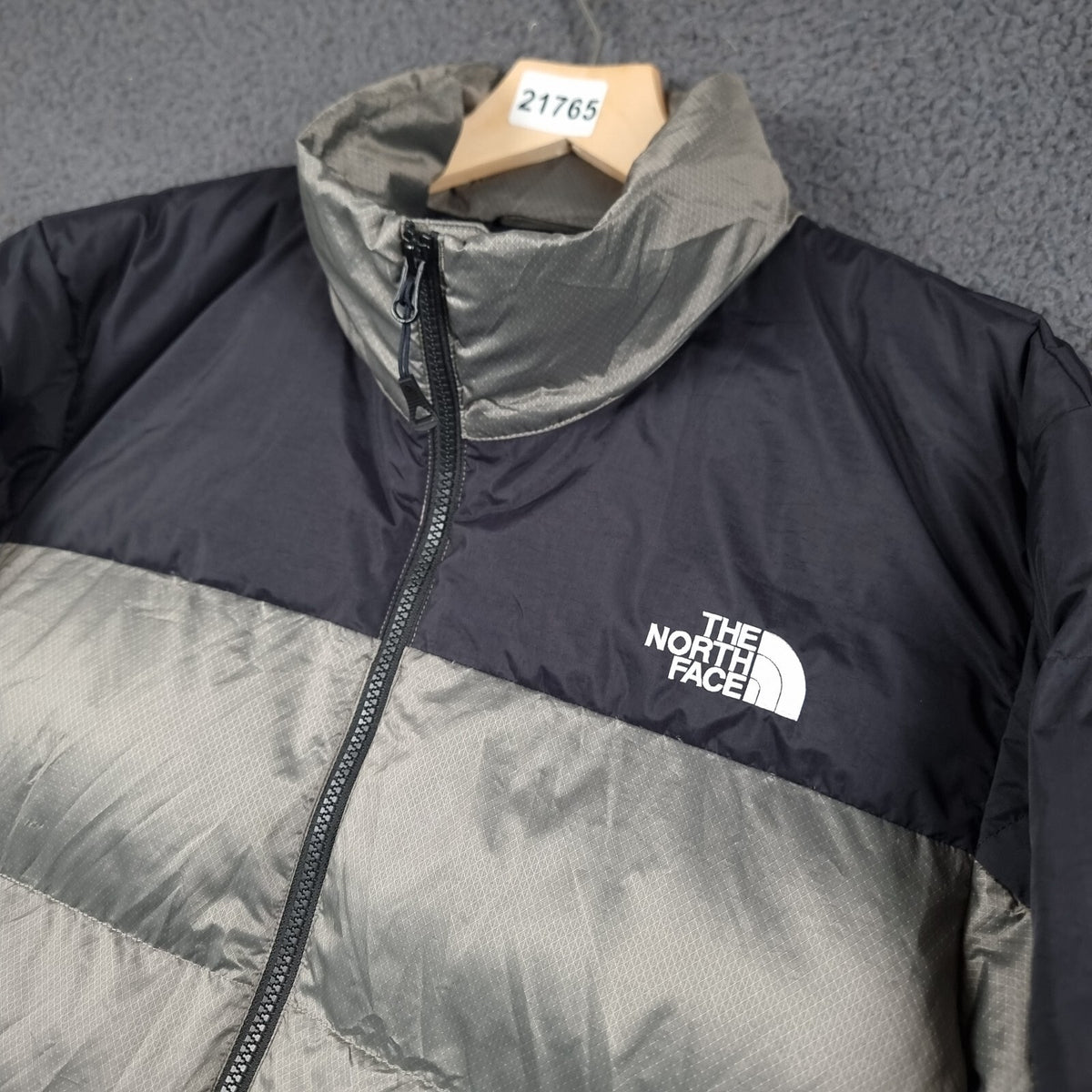 THE NORTH FACE Diablo 2.0 Jacket Mens M Medium Grey Black 700 Down Puffer