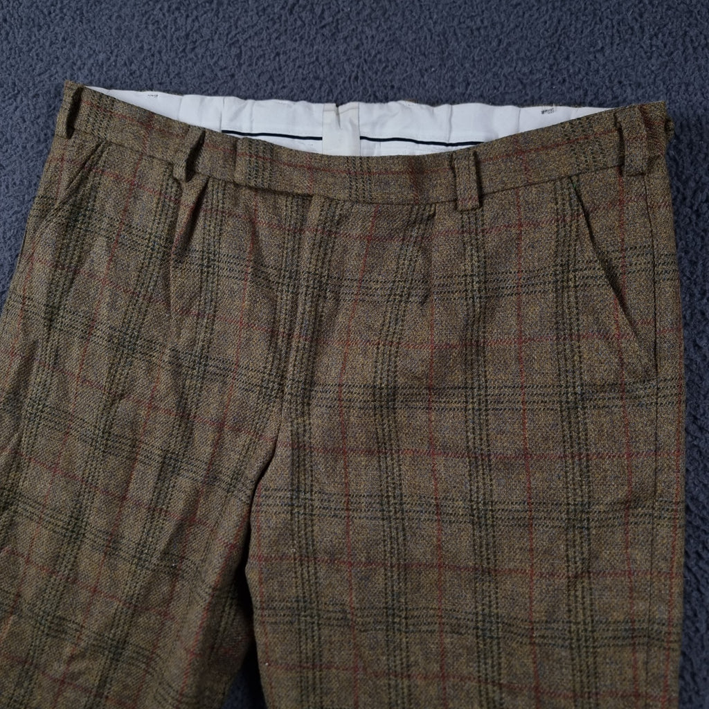 P & J HAGGART Trousers Mens W42 L23 100% Wool Tweed Shooting Breeks Plus Fours