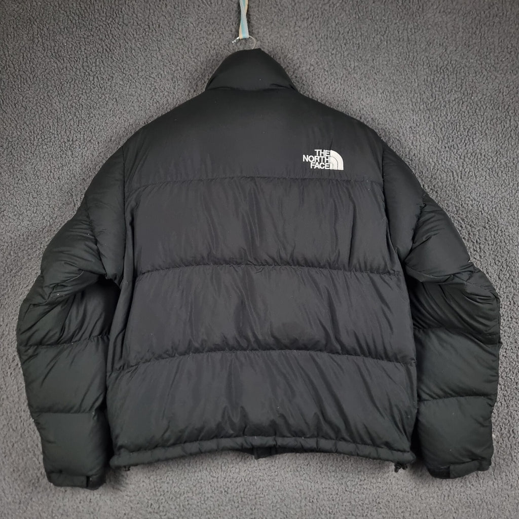 Vintage THE NORTH FACE Jacket Womens XL Black 600 Goose Down Puffer Coat