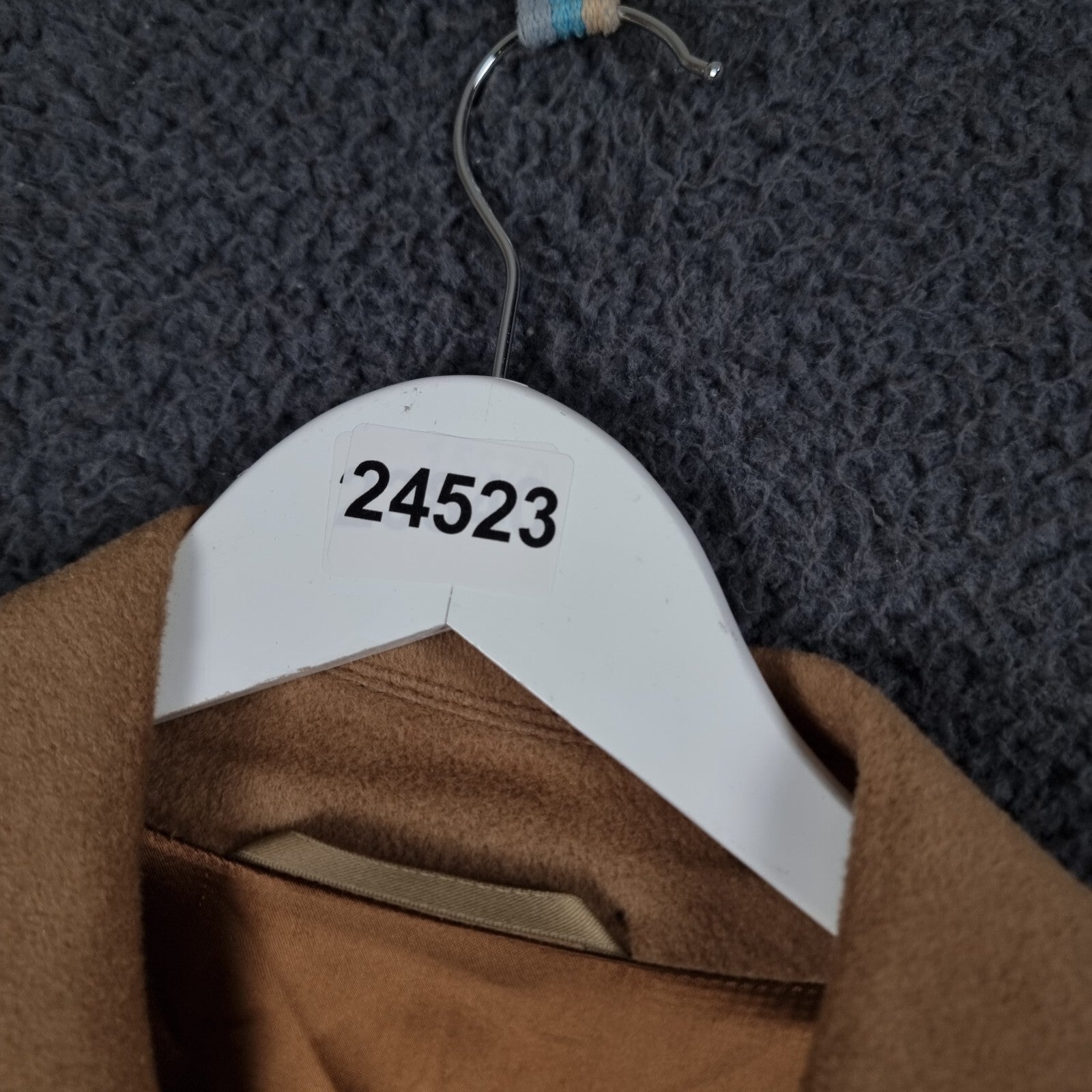 BUGATTI Coat Mens 2XL 27 Camel Calw Lambswool 30% Camelhair Long Overcoat