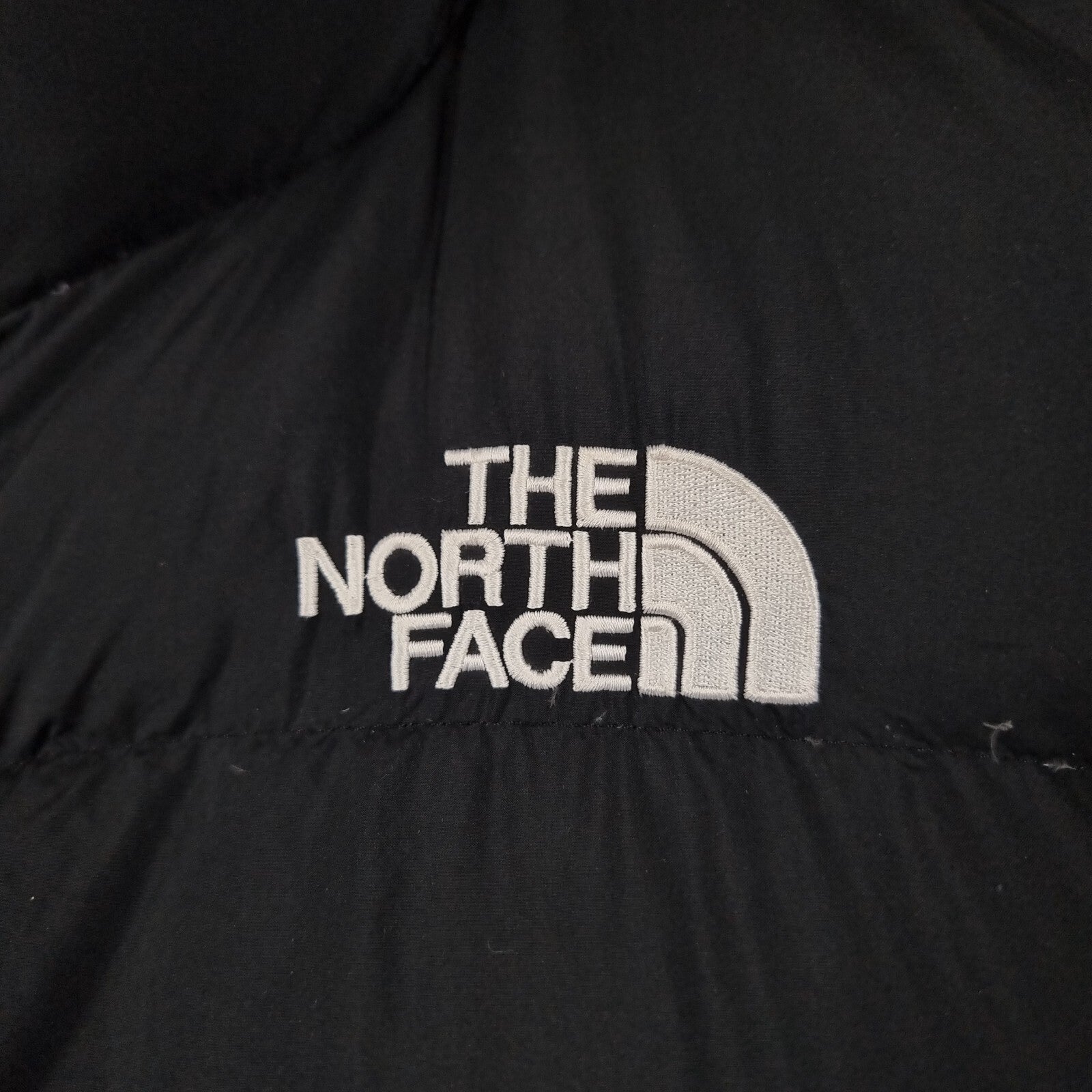 Vintage THE NORTH FACE Jacket Womens XL Black 600 Goose Down Puffer Coat