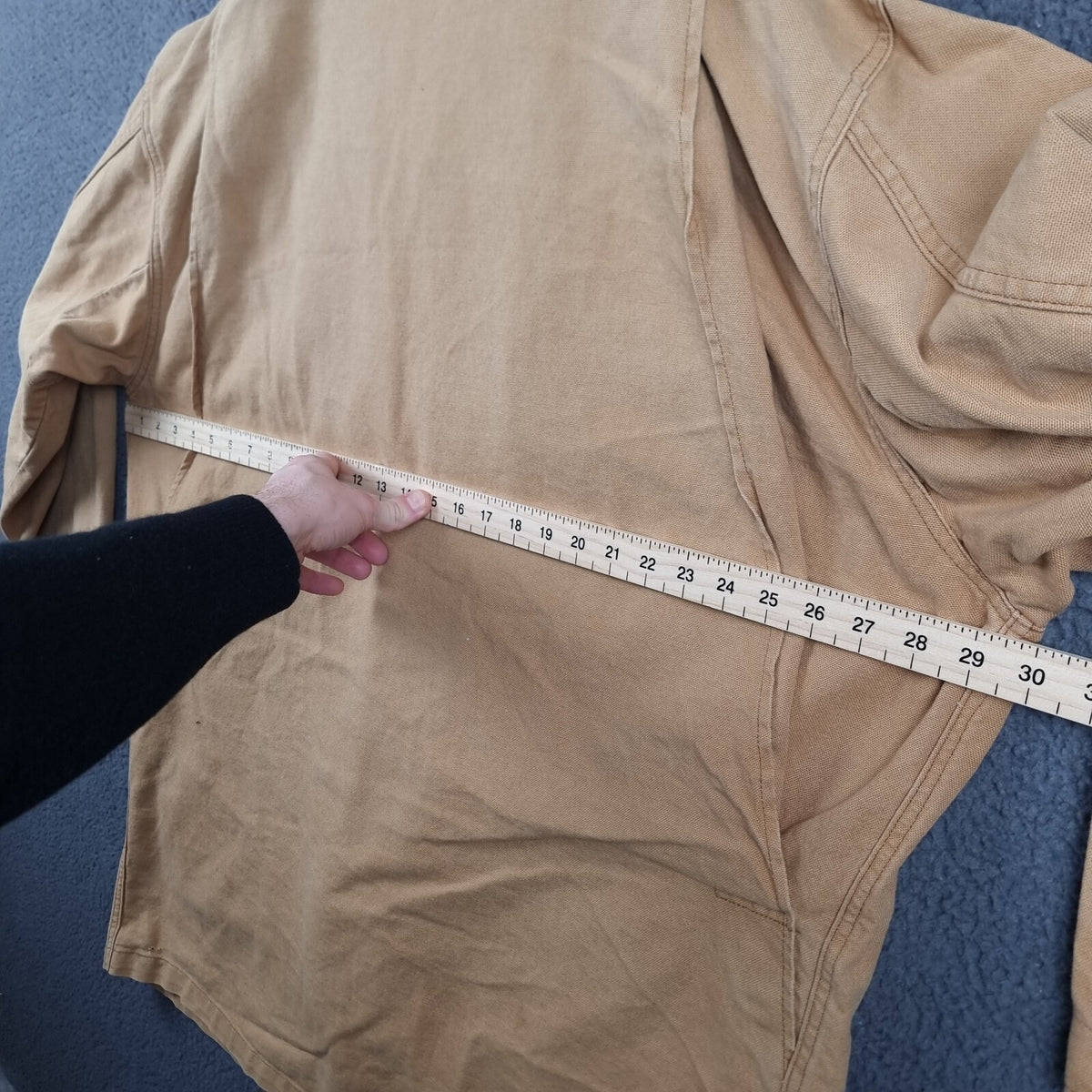 Vintage LL Bean Jacket Mens XL Tall Brown Field Coat Barn Hunting Chore 80s