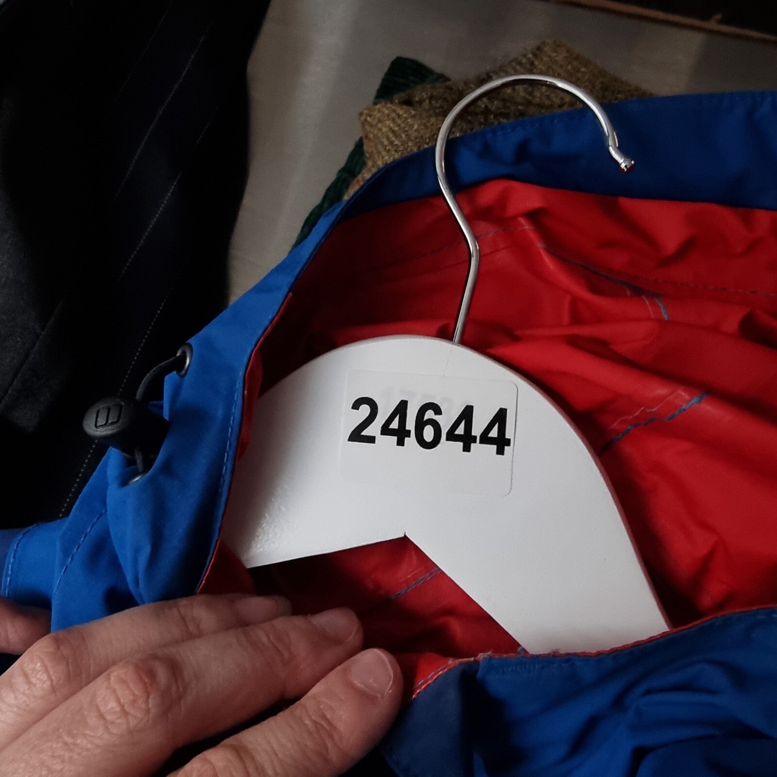 BERGHAUS Jacket Mens S Small Blue Stormcloud Hydroshell Waterproof Rain Coat
