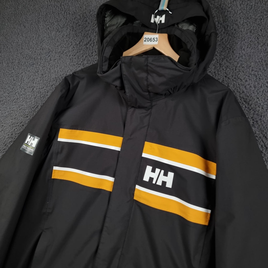 HELLY HANSEN Jacket Mens 2XL Saltholm Sailing Helly Tech Waterproof Rain Coat