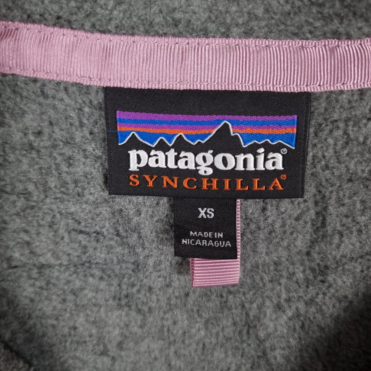 PATAGONIA Synchilla Snap-T Fleece Womens XS Grey Lightweight Pullover Jumper
