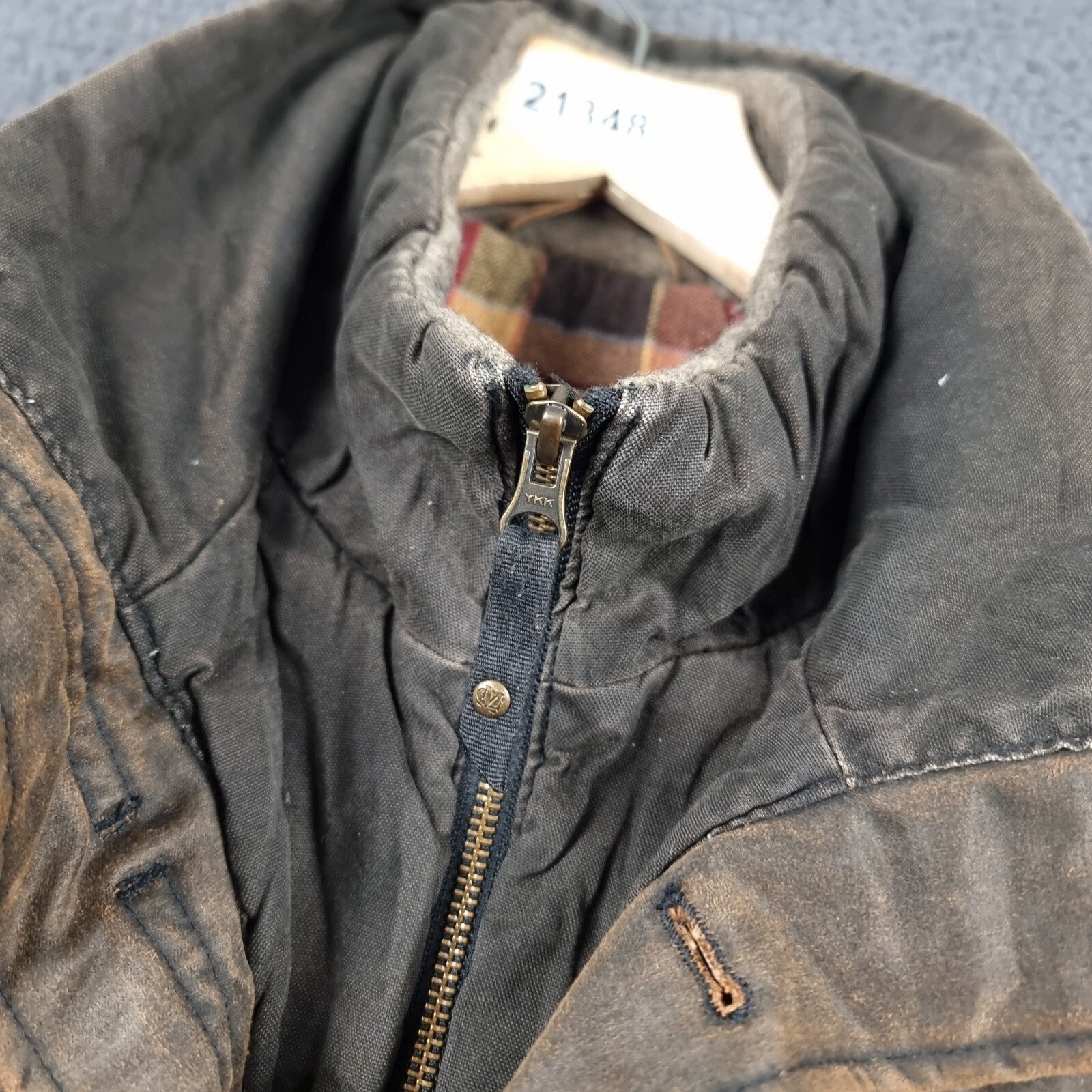 MARLBORO CLASSICS Jacket Mens 3XL Brown Wax Waxed Ranch Field Coat Utility Lined
