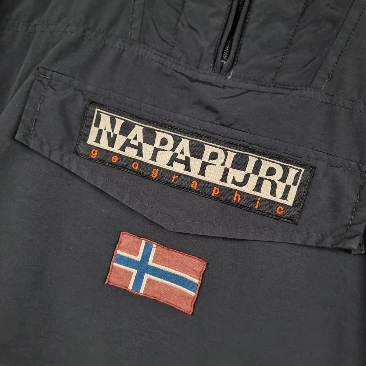 NAPAPIJRI Rainforest Winter Jacket Mens S Small Black Waterproof Fleece Smock