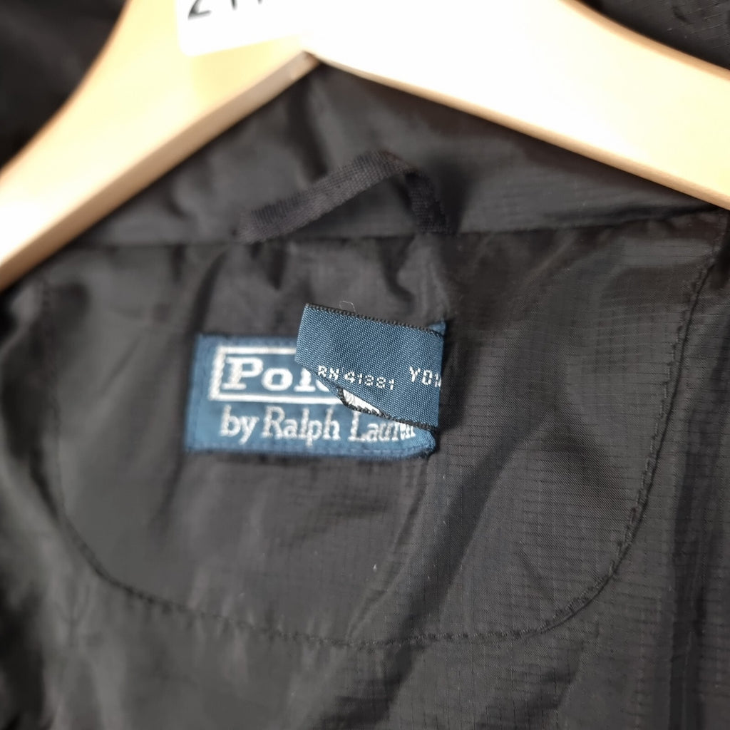 POLO RALPH LAUREN Jacket Mens XL Black Down Puffer RL 250 Quilted Insulated