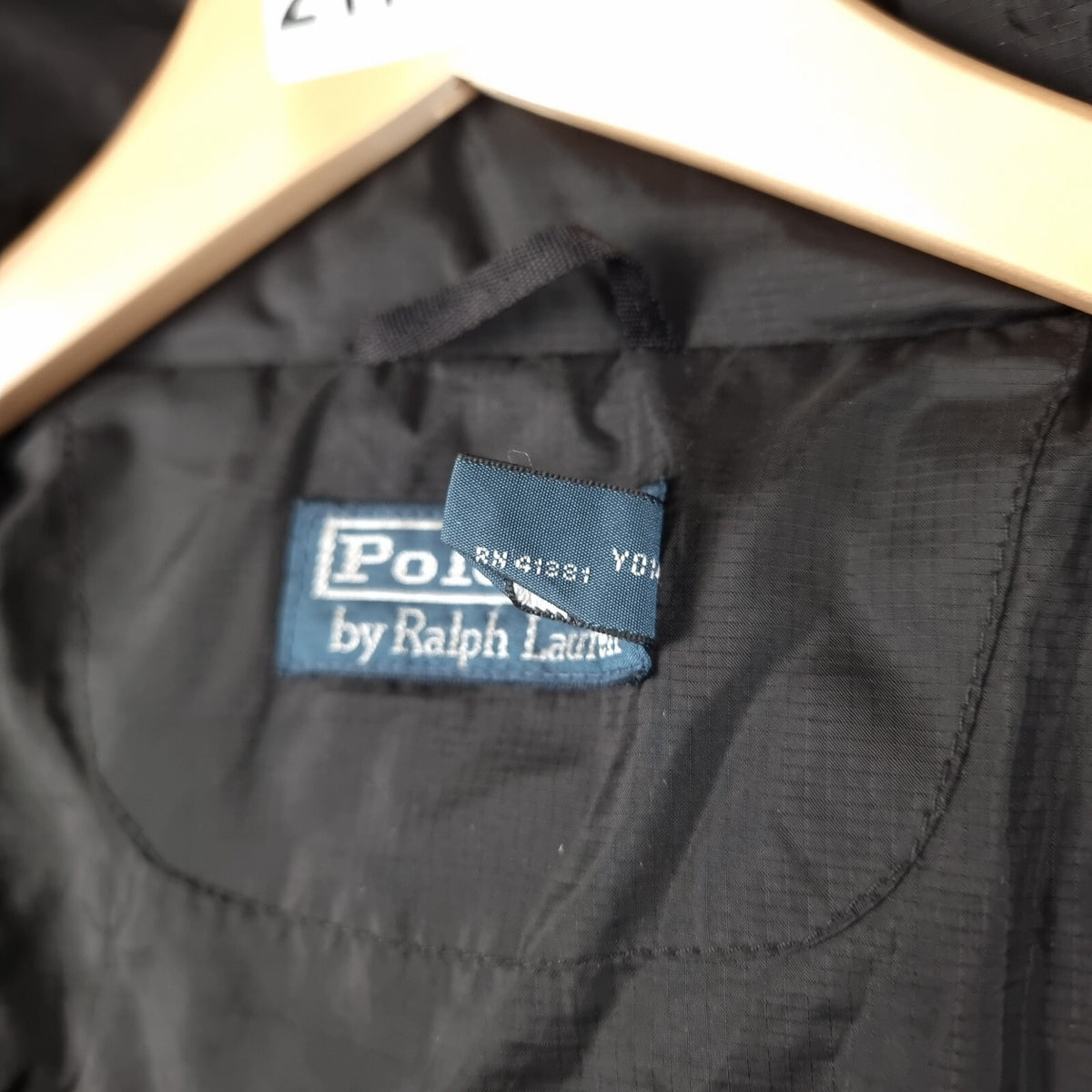 POLO RALPH LAUREN Jacket Mens XL Black Down Puffer RL 250 Quilted Insulated