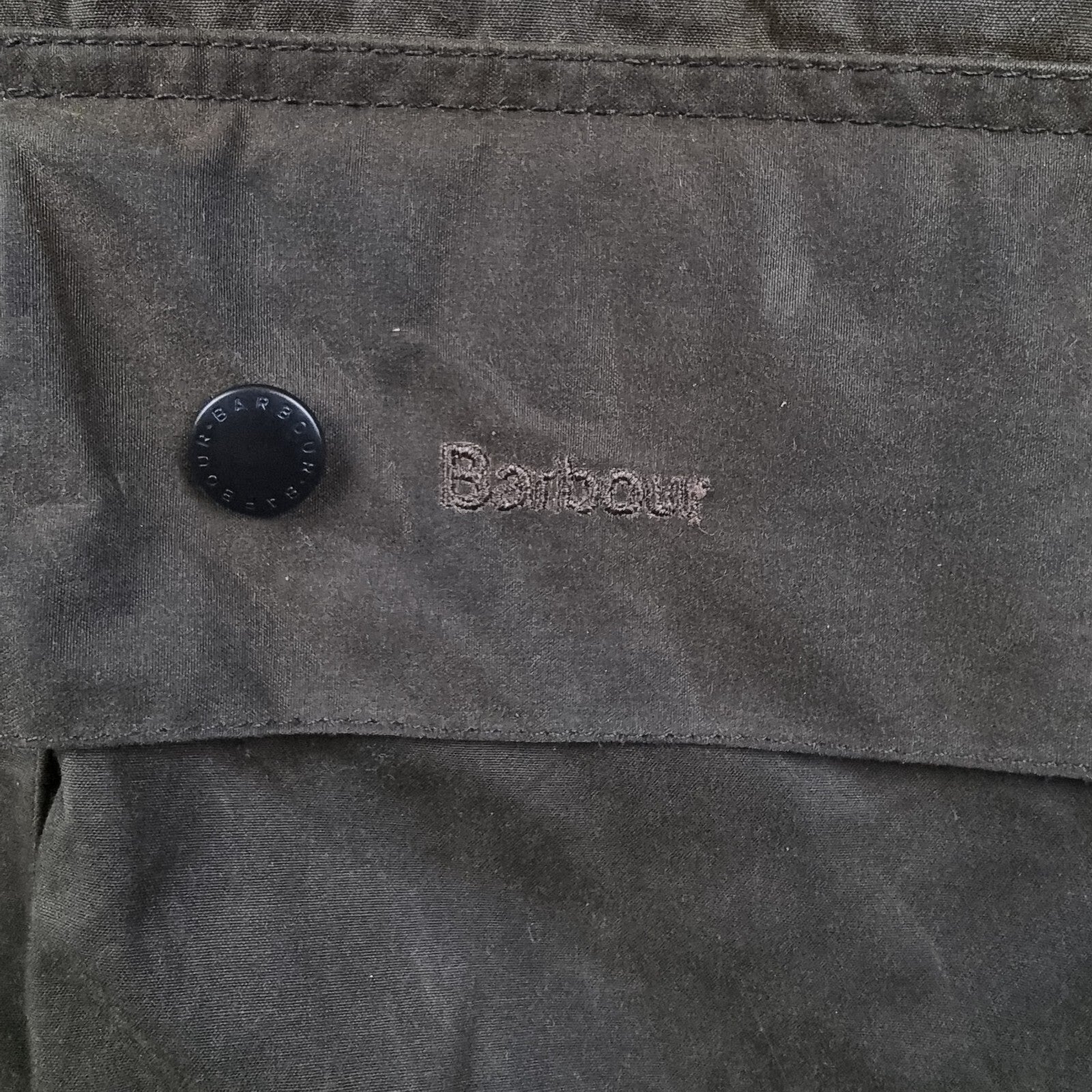 BARBOUR Classic Beaufort Jacket Mens C46 2XL Olive Wax Waxed Field Coat Sylkoil