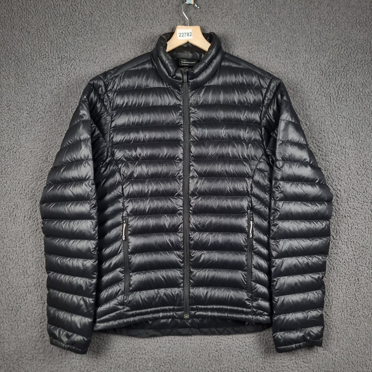 PEAK PERFORMANCE Jacket Mens M Medium DOWN Lin Puffer Quilted Packable Pertex