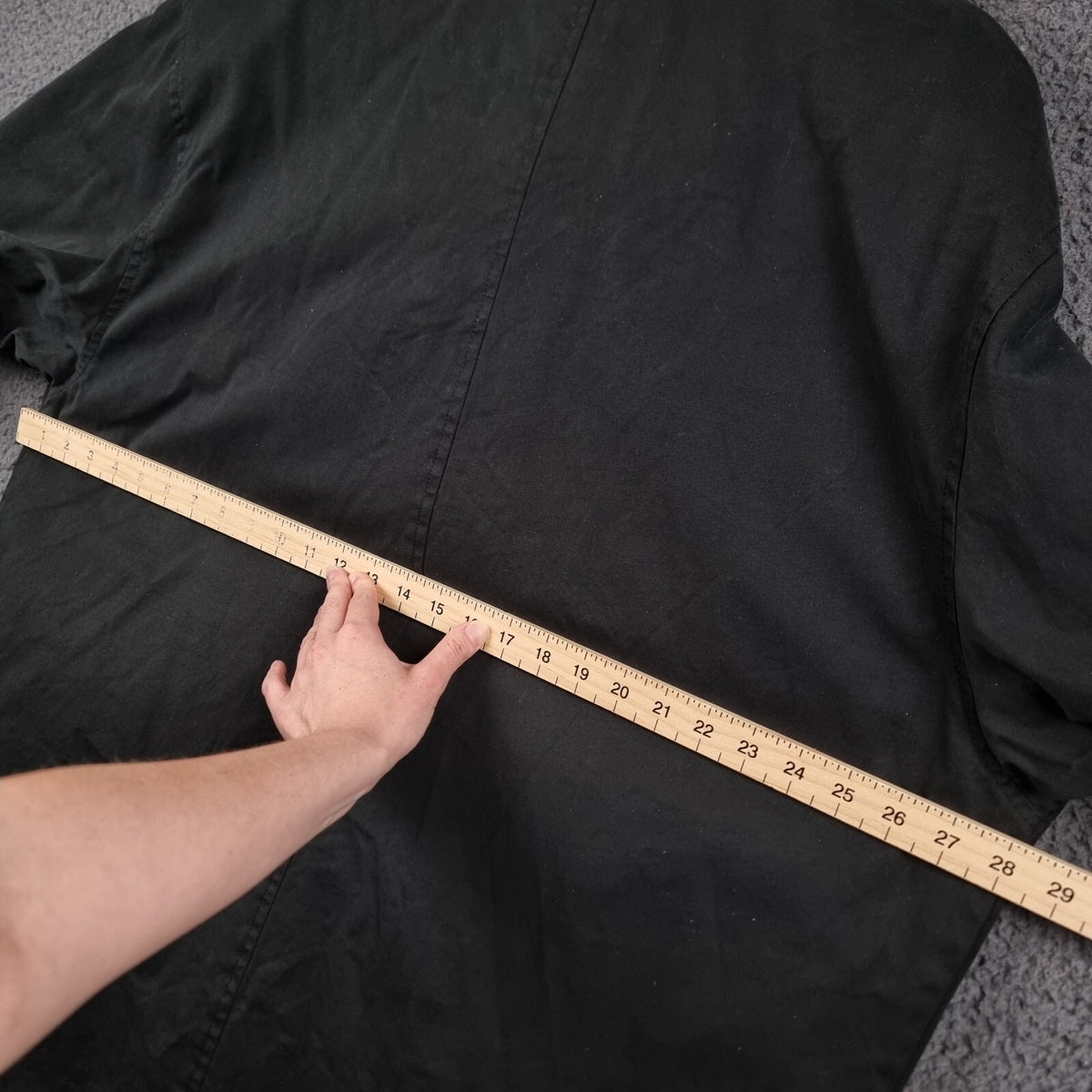 Vintage CAMEL COLLECTION Jacket Mens 2XL 48 Black Barn Field Coat Cotton Canvas