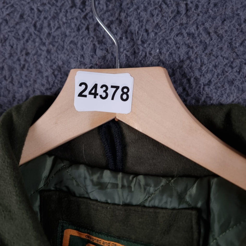 GAME Shooting Jacket Mens 2XL Green Derby Tweed Wool Blend Sporting Field Coat