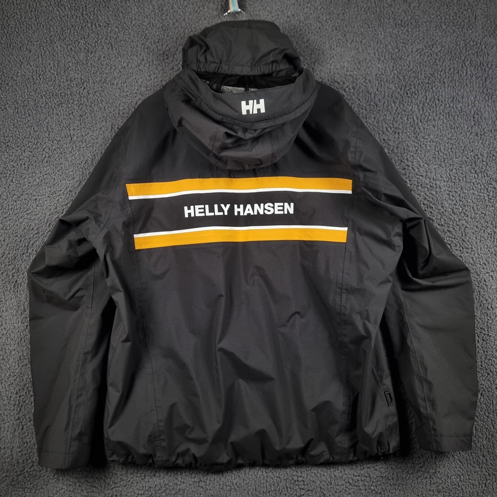 HELLY HANSEN Jacket Mens 2XL Saltholm Sailing Helly Tech Waterproof Rain Coat