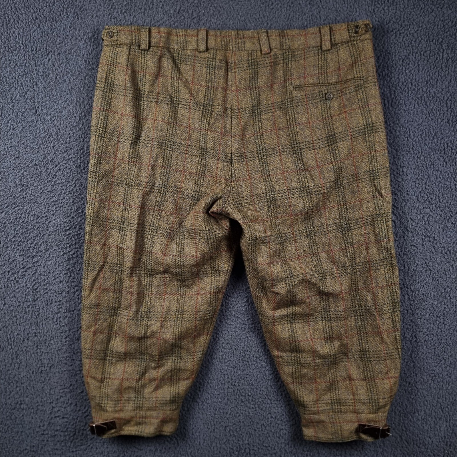P & J HAGGART Trousers Mens W42 L23 100% Wool Tweed Shooting Breeks Plus Fours