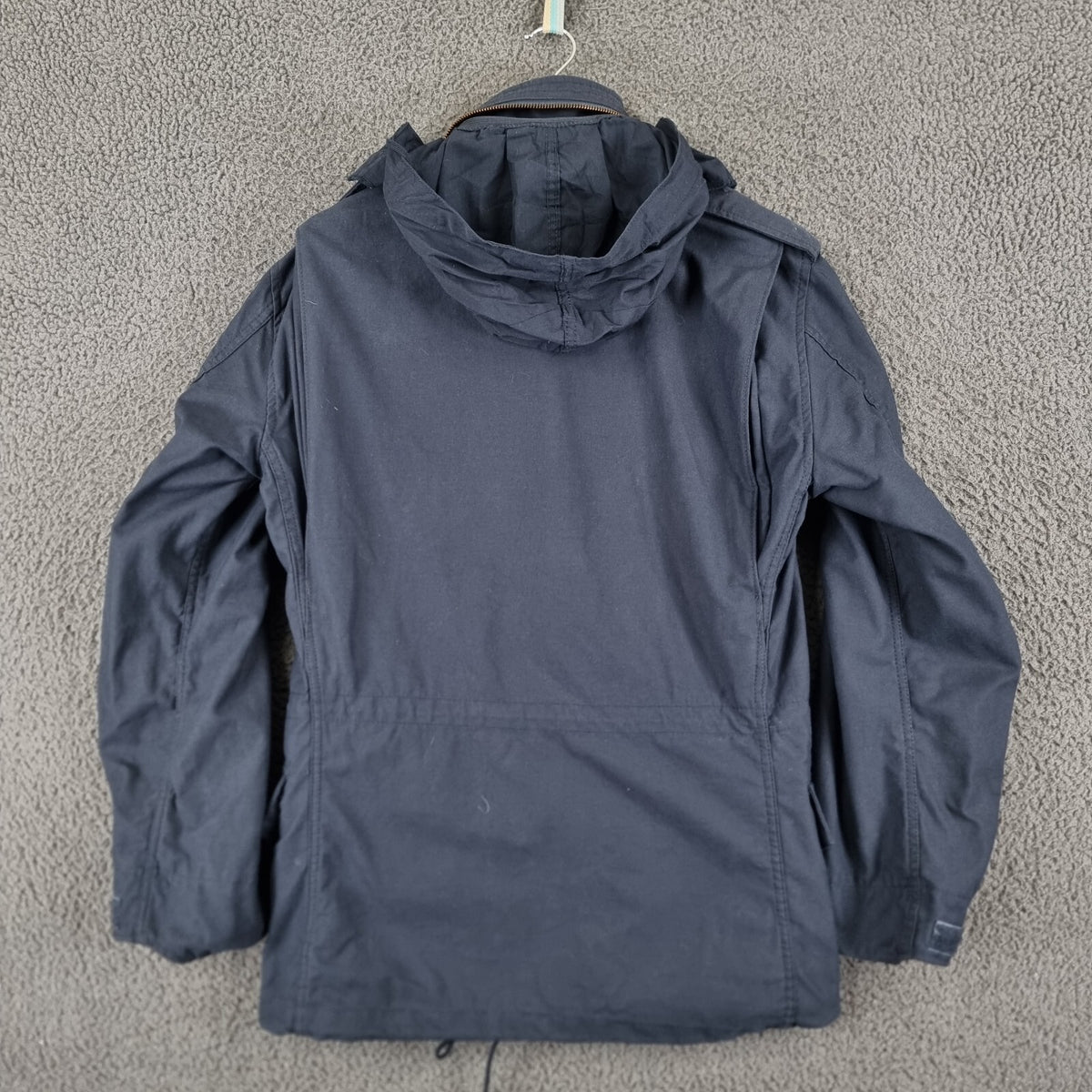 Vintage Alpha Industries Jacket Mens XS Navy Blue M65 Military Field Coat Canvas
