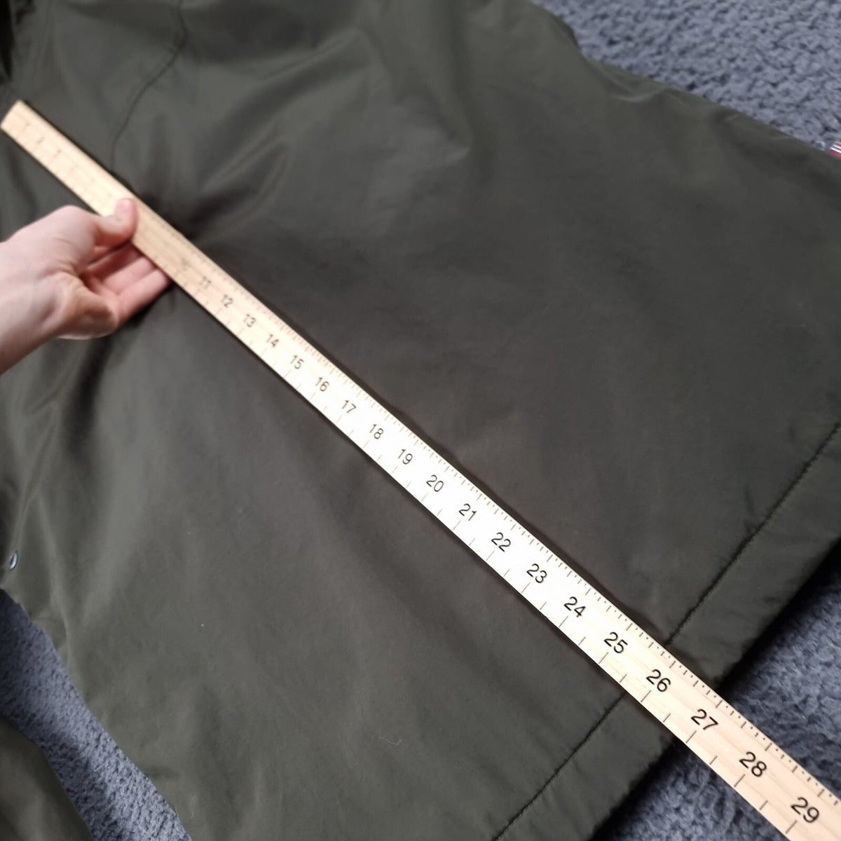 NAPAPIJRI Rainforest Winter Jacket Mens XS Green Waterproof Fleece Insulated