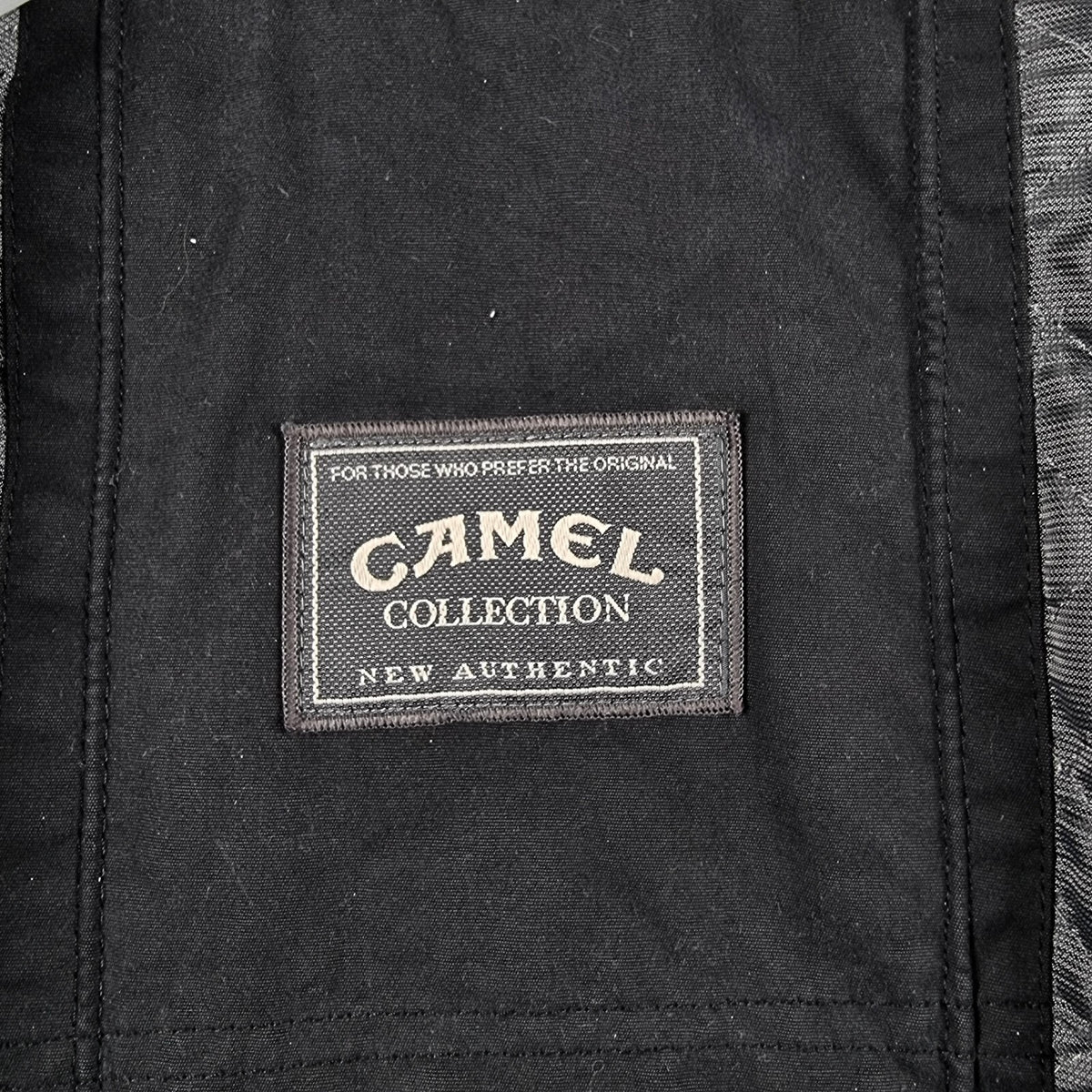 Vintage CAMEL COLLECTION Jacket Mens 2XL 48 Black Barn Field Coat Cotton Canvas