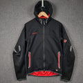 MAMMUT Jacket Mens M Medium Black Ultimate Hoody Windstopper Softshell Hooded