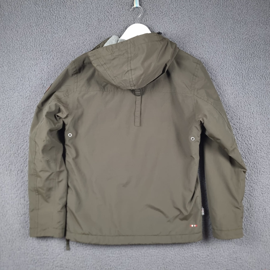 NAPAPIJRI Rainforest Winter Jacket Mens XS Green Waterproof Fleece Insulated
