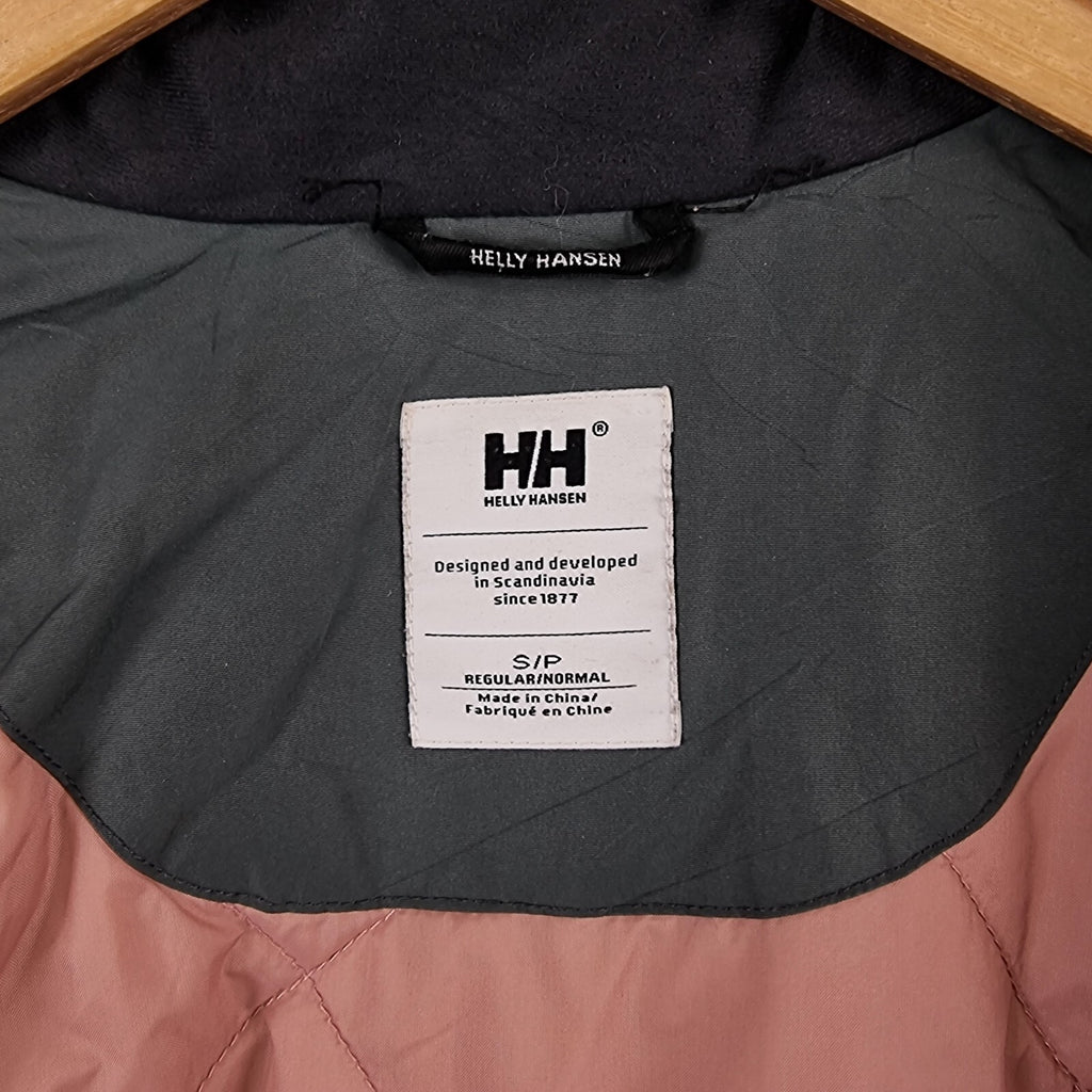 HELLY HANSEN Jacket Womens S Small Green Aden Insulated Helly Tech Primaloft
