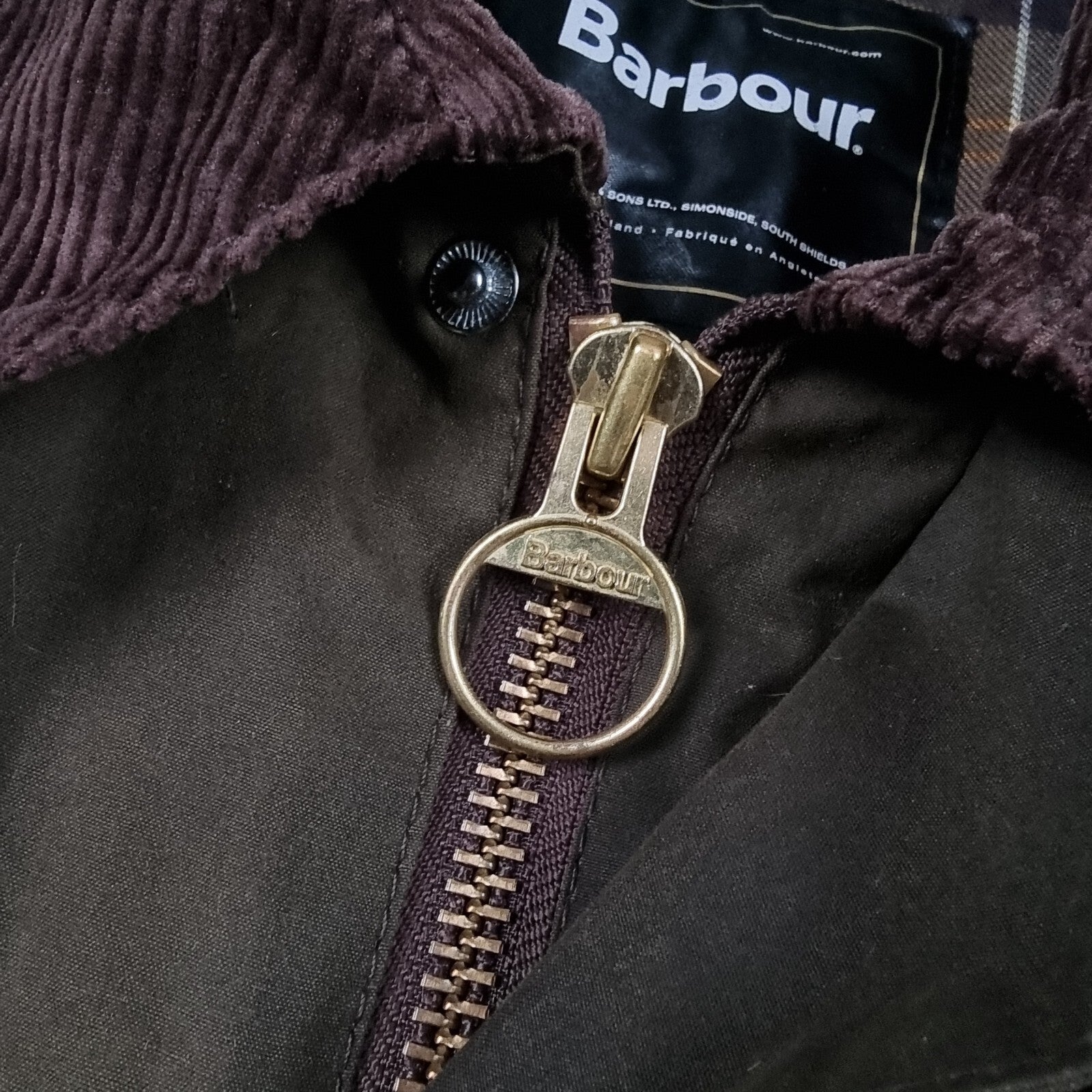 BARBOUR Classic Beaufort Jacket Mens C46 2XL Olive Wax Waxed Field Coat Sylkoil