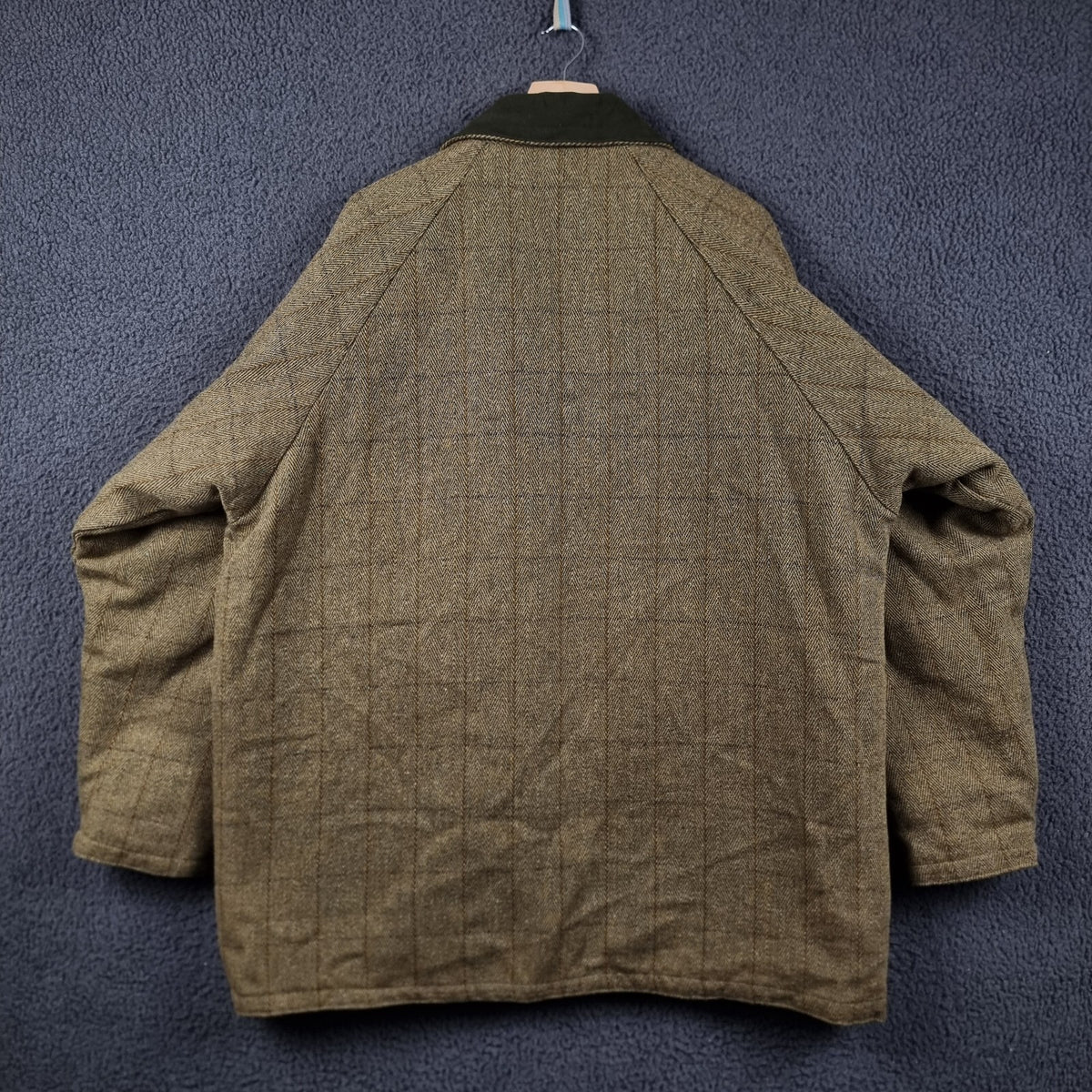 GAME Shooting Jacket Mens 2XL Green Derby Tweed Wool Blend Sporting Field Coat