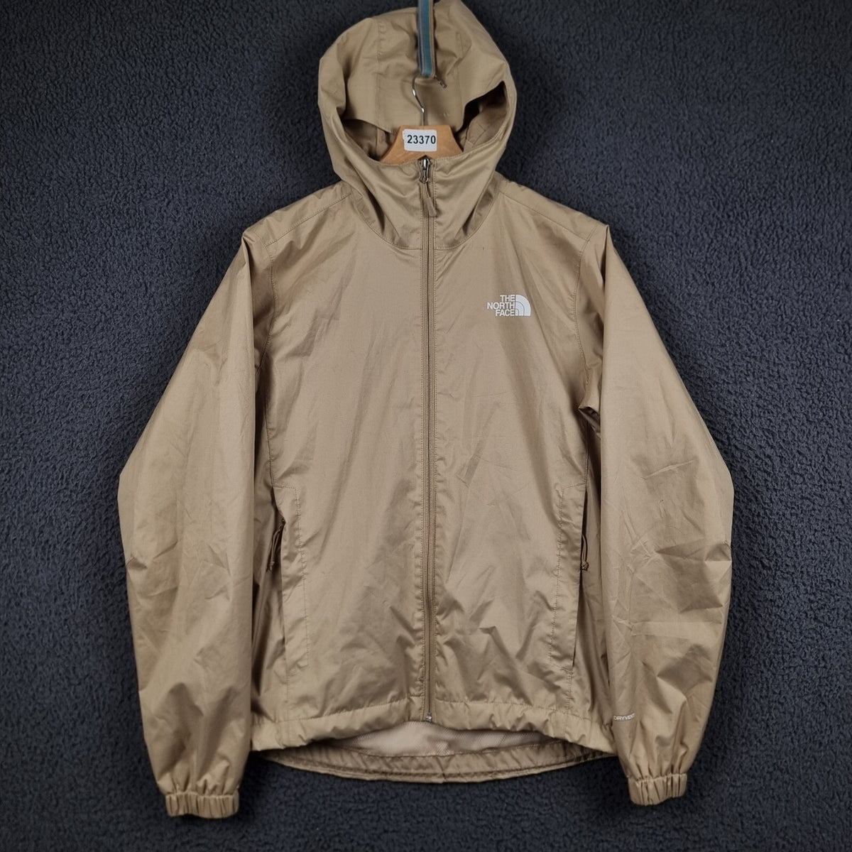 THE NORTH FACE Jacket Mens XS Brown Dryvent Quest Waterproof Rain Coat Hooded