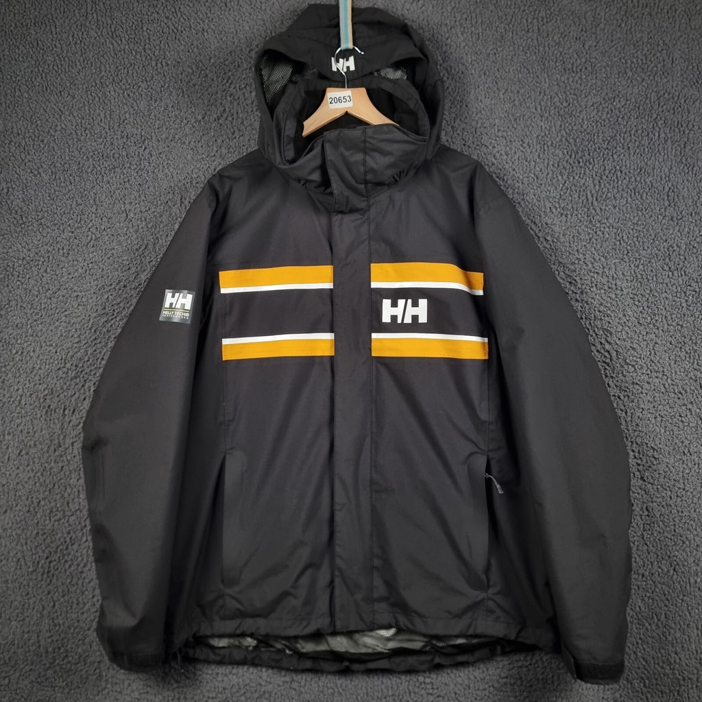 HELLY HANSEN Jacket Mens 2XL Saltholm Sailing Helly Tech Waterproof Rain Coat