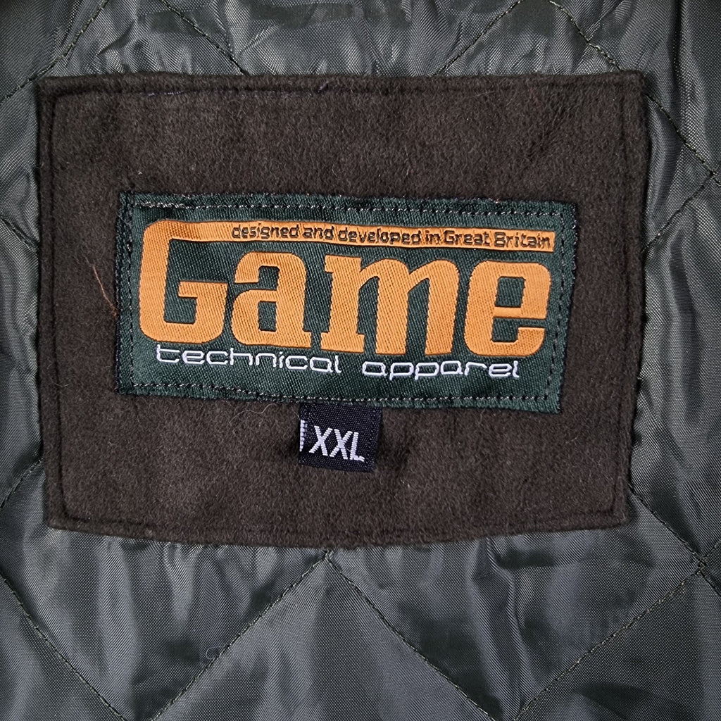 GAME Shooting Jacket Mens 2XL Green Derby Tweed Wool Blend Sporting Field Coat