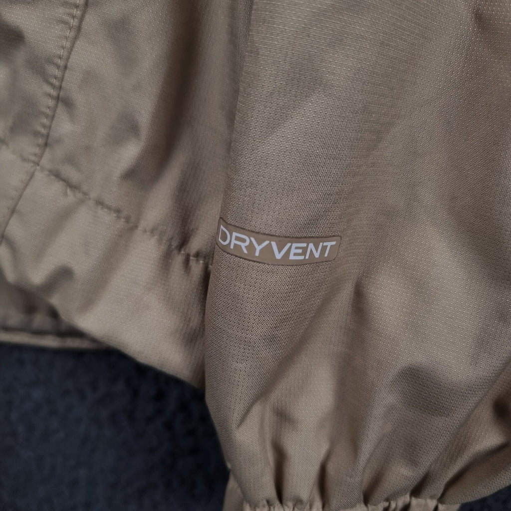 THE NORTH FACE Jacket Mens XS Brown Dryvent Quest Waterproof Rain Coat Hooded
