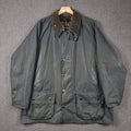 Vintage BARBOUR Beaufort Jacket Mens C48 2XL Navy Wax Waxed Field Coat A155 90s