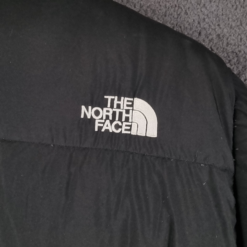 Vintage THE NORTH FACE Jacket Womens XL Black 600 Goose Down Puffer Coat