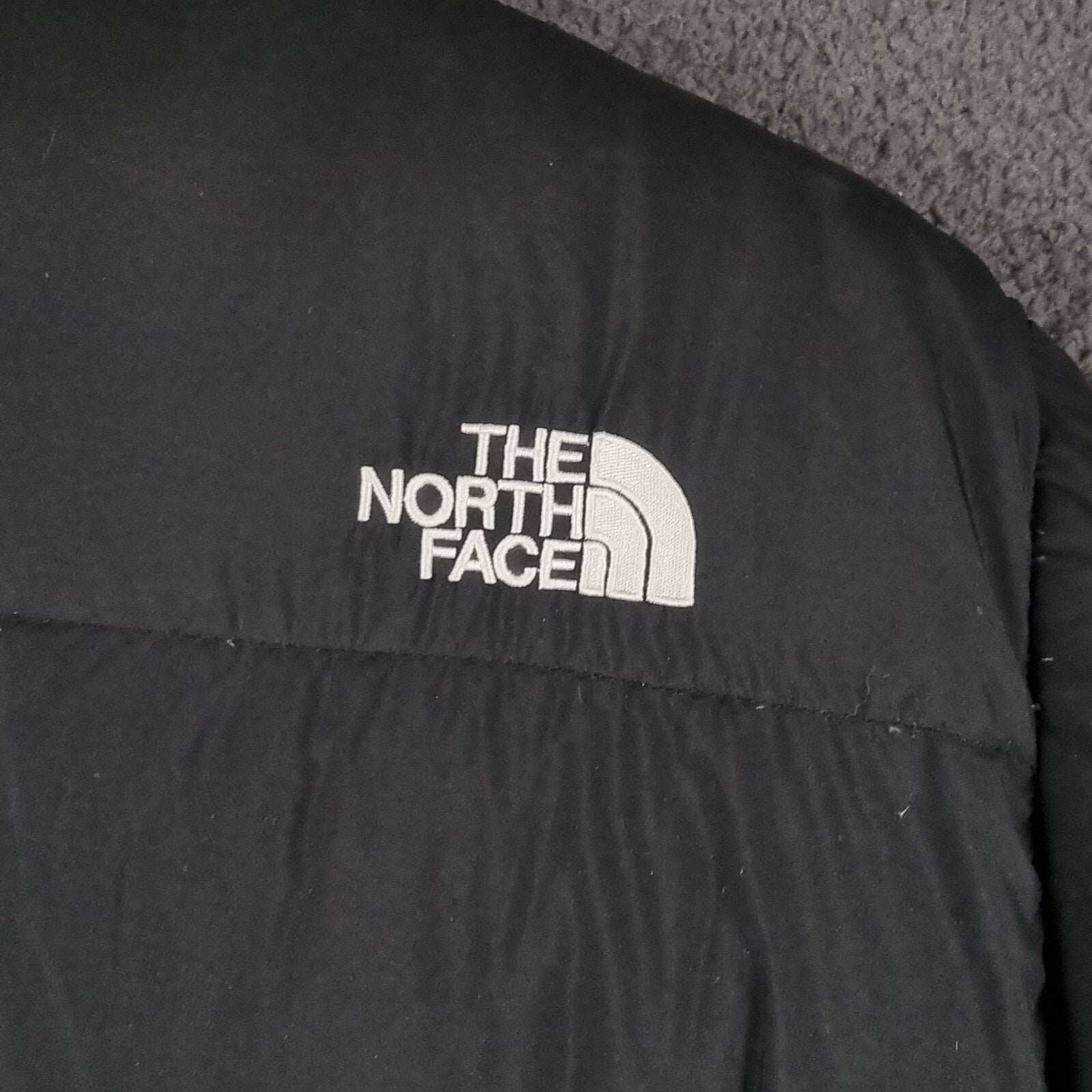 Vintage THE NORTH FACE Jacket Womens XL Black 600 Goose Down Puffer Coat
