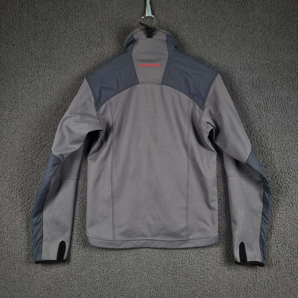 MAMMUT Jacket Mens XS Grey Ultimate Pro Softshell Windstopper Stretch Full Zip