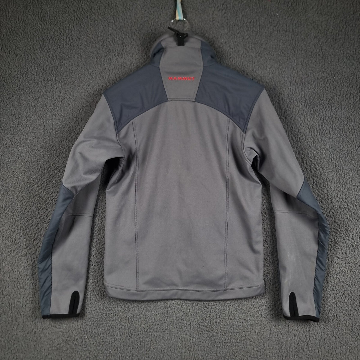 MAMMUT Jacket Mens XS Grey Ultimate Pro Softshell Windstopper Stretch Full Zip