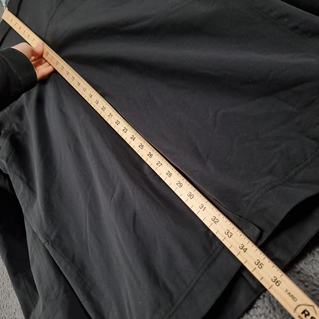 COLUMBIA Jacket Mens XL Black Omni Heat Transit Zone Shell II Waterproof Coat