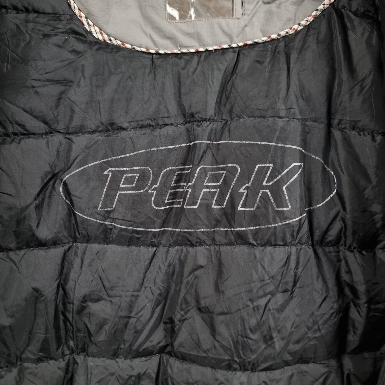 PEAK PERFORMANCE Jacket Mens S Small Red Goretex Goose DOWN Fill Parka Rain Coat
