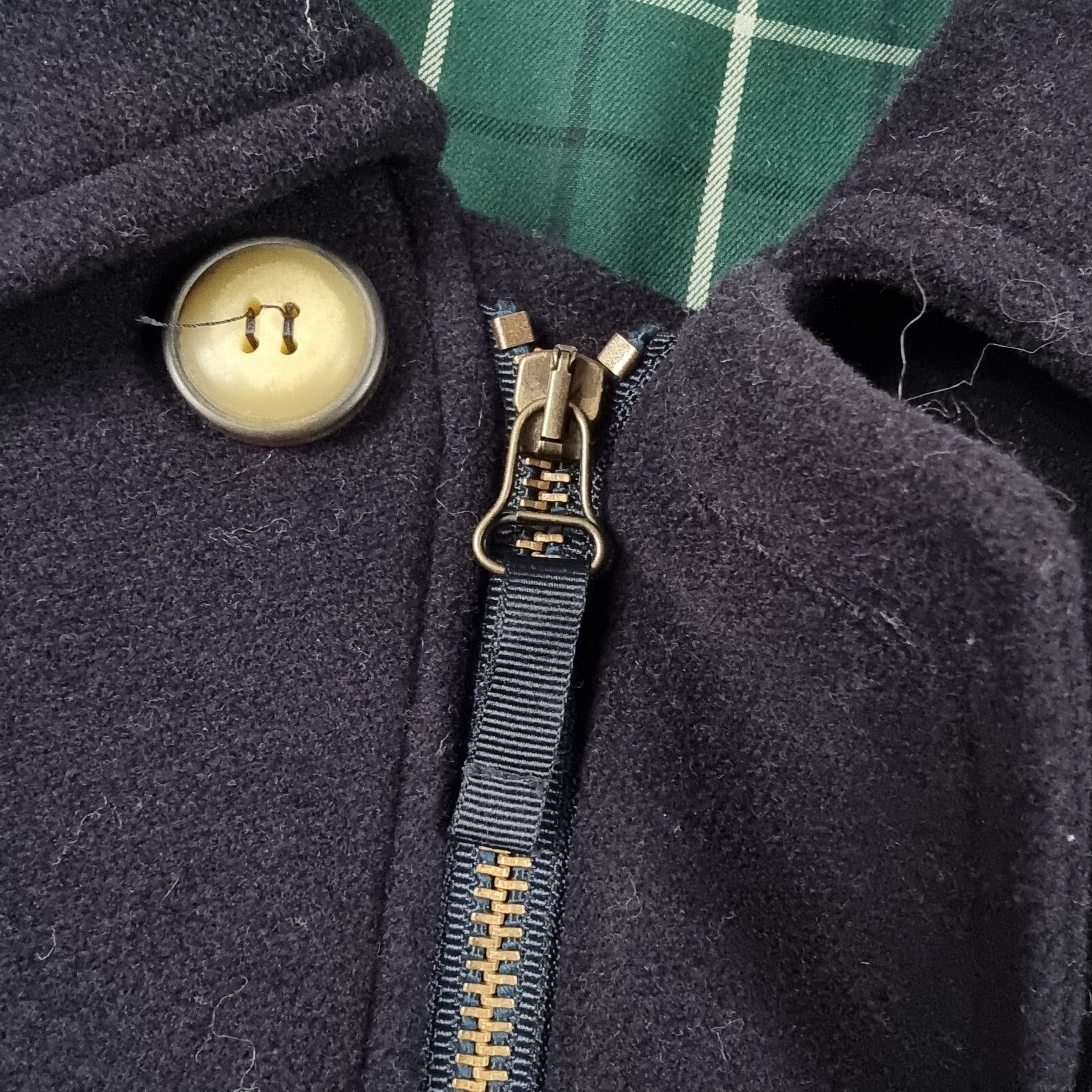 ERMENEGILDO ZEGNA Coat Mens XL Navy 100% Wool Overcoat Jacket Long Yachting