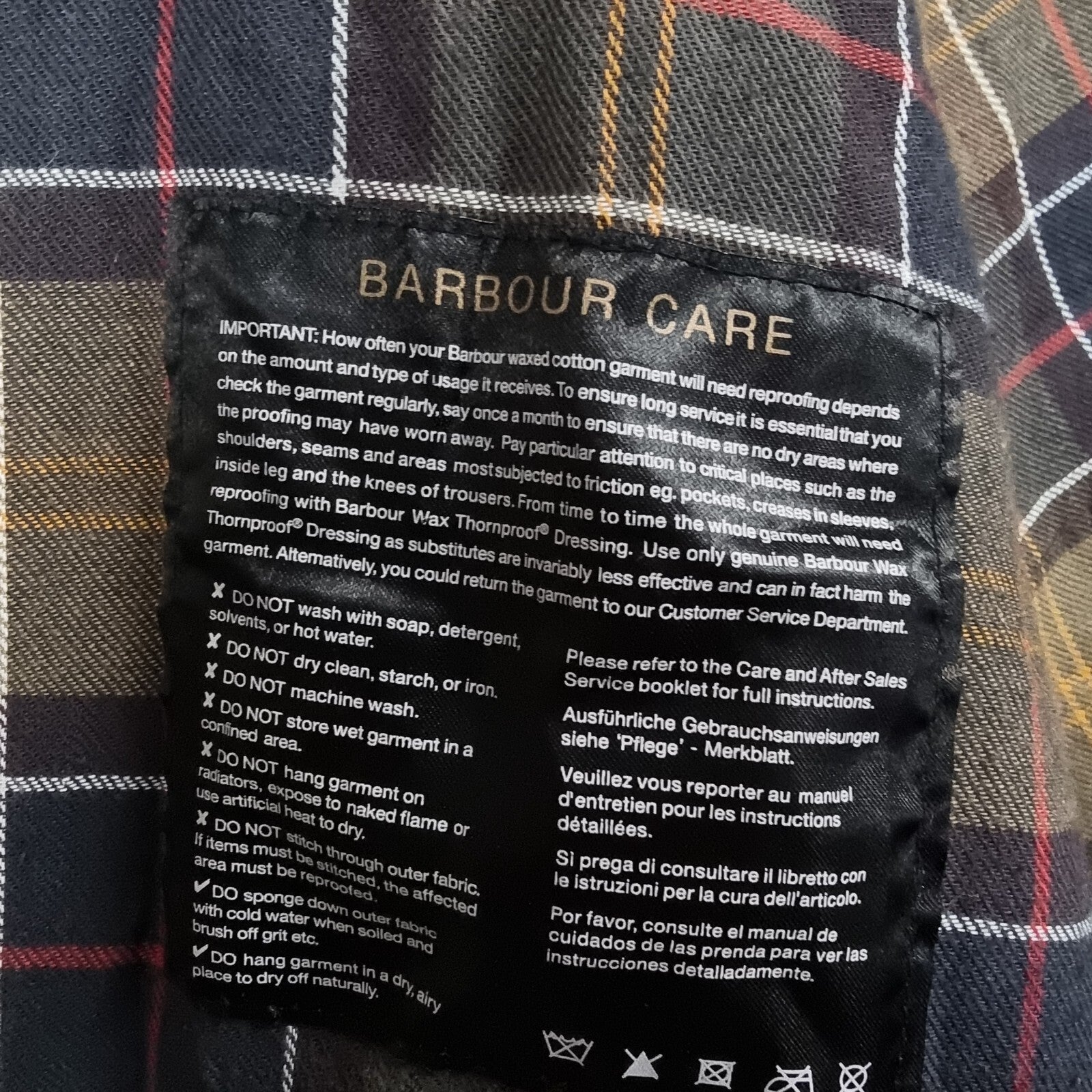 BARBOUR Classic Beaufort Jacket Mens C46 2XL Olive Wax Waxed Field Coat Sylkoil