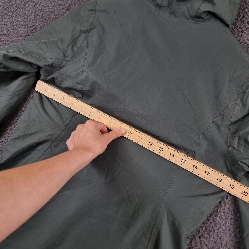 HELLY HANSEN Jacket Womens S Small Green Aden Insulated Helly Tech Primaloft