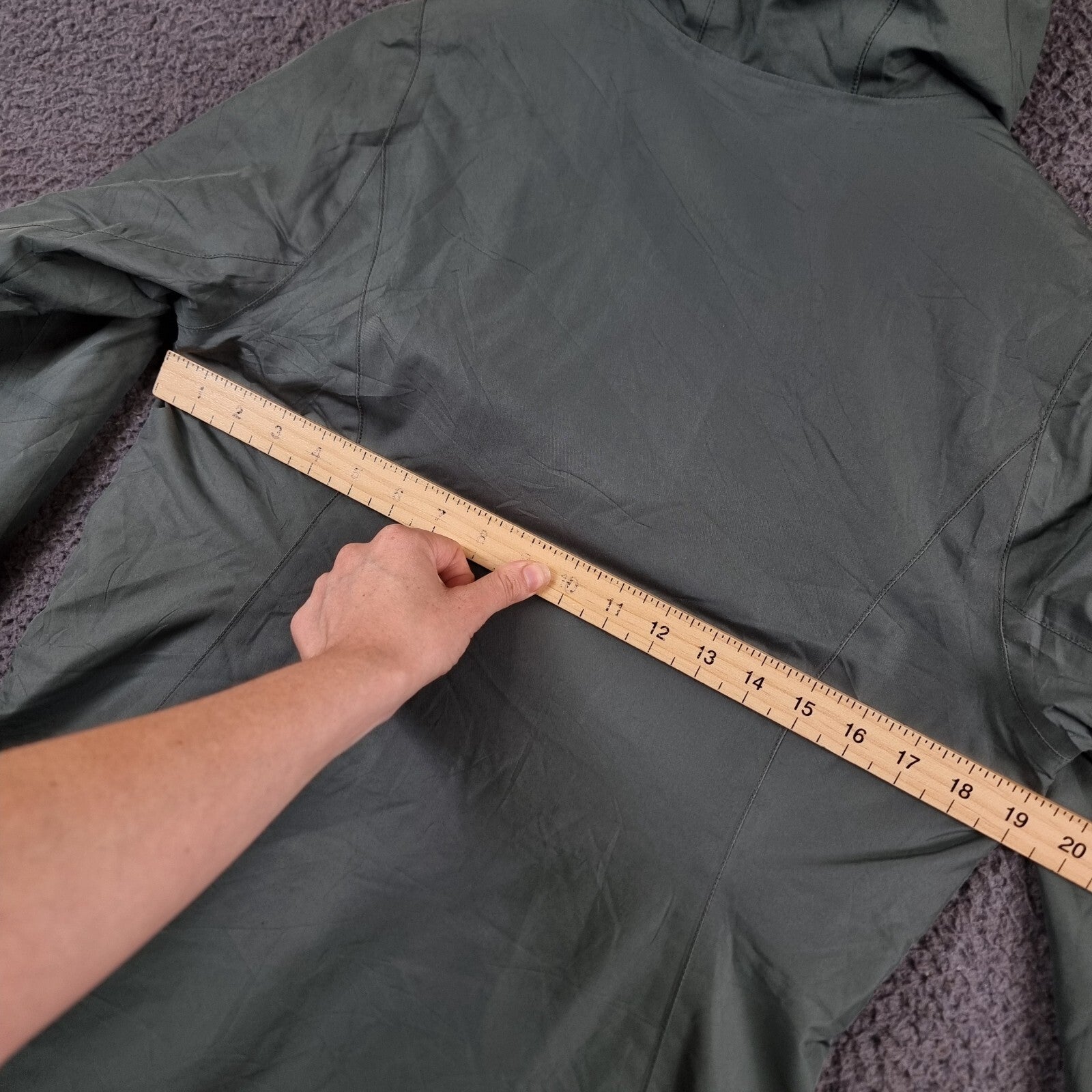 HELLY HANSEN Jacket Womens S Small Green Aden Insulated Helly Tech Primaloft