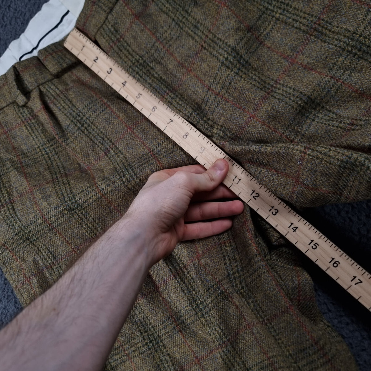 P & J HAGGART Trousers Mens W42 L23 100% Wool Tweed Shooting Breeks Plus Fours
