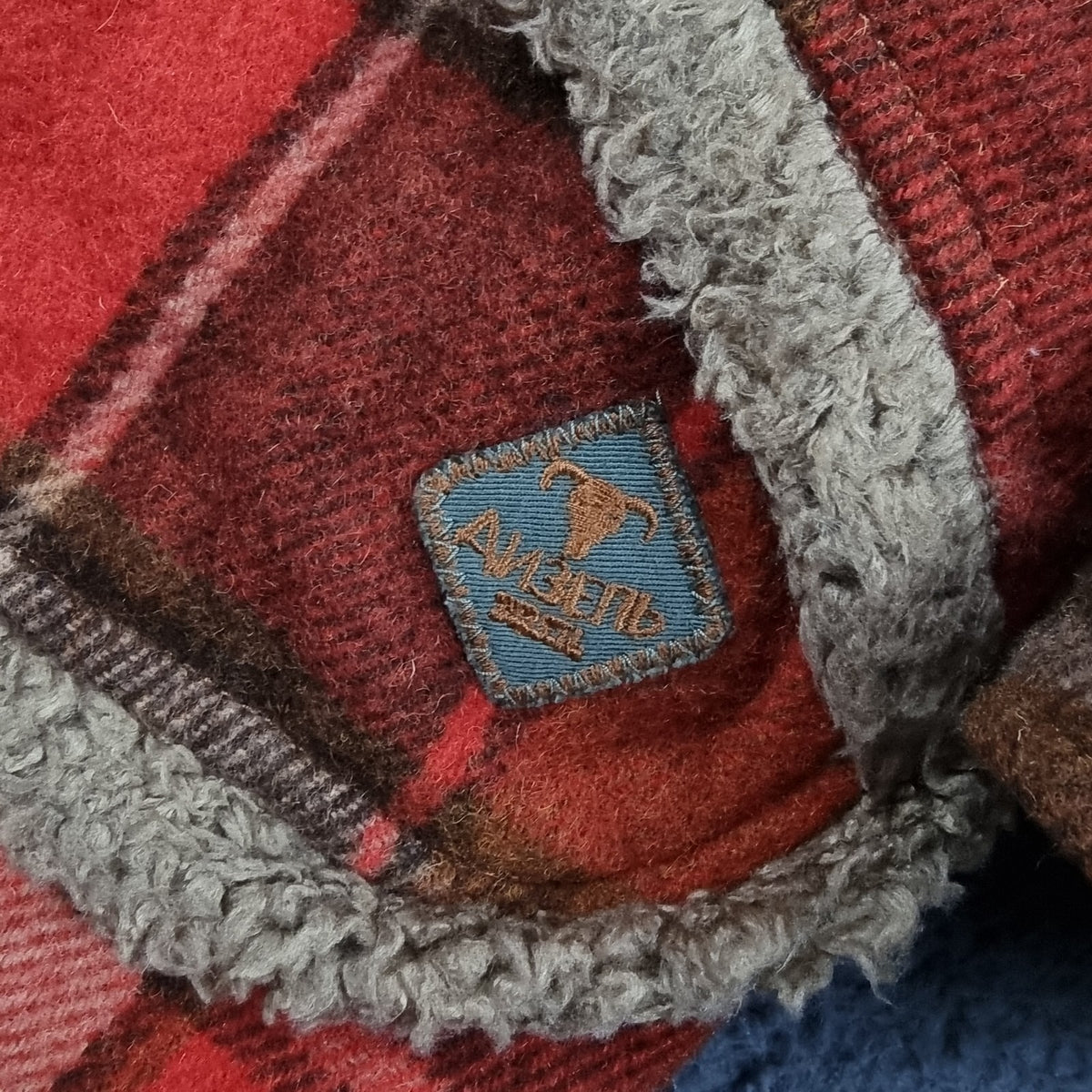 Vintage Diesel Jacket Men S Small Check Plaid Sherpa Shearling Venomous Trails