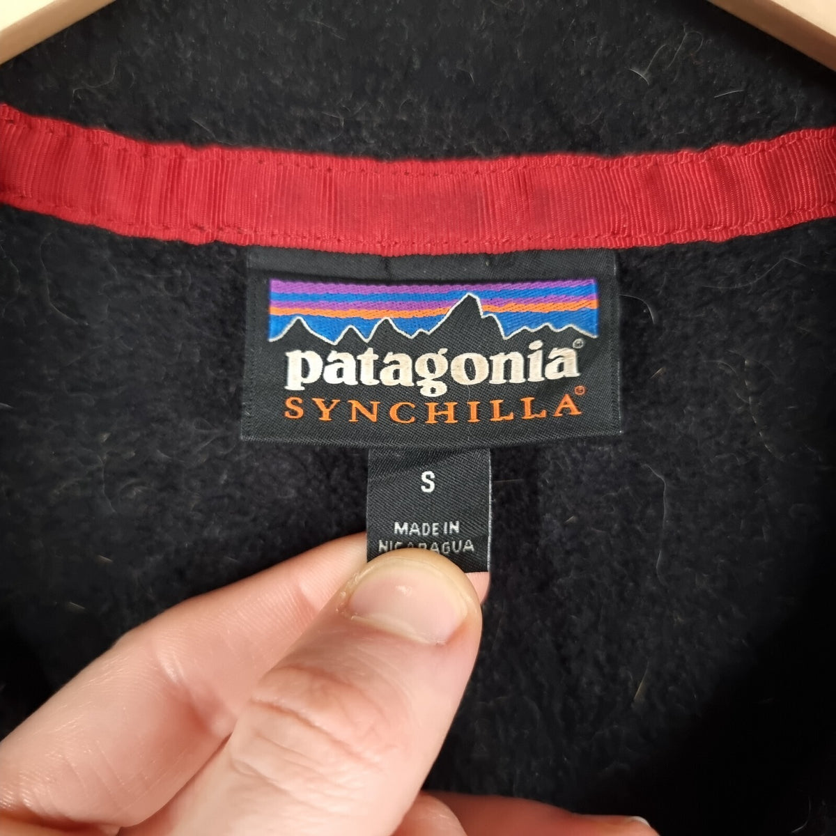 PATAGONIA Synchilla Snap-T Fleece Womens S Black Lightweight Pullover Jumper