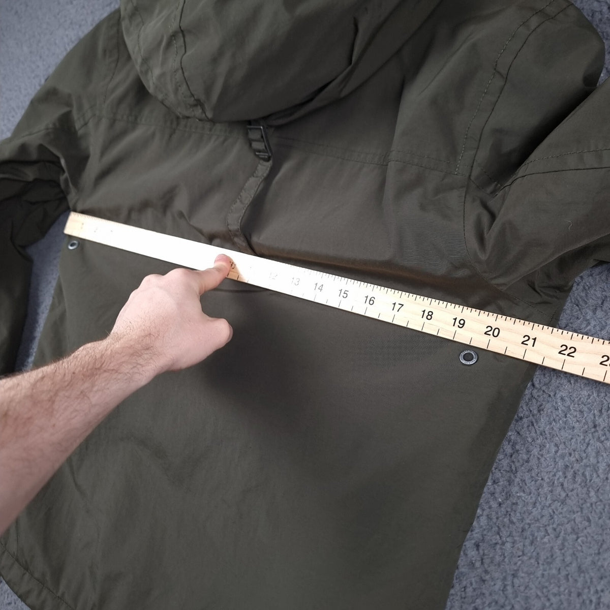 NAPAPIJRI Rainforest Winter Jacket Mens XS Green Waterproof Fleece Insulated