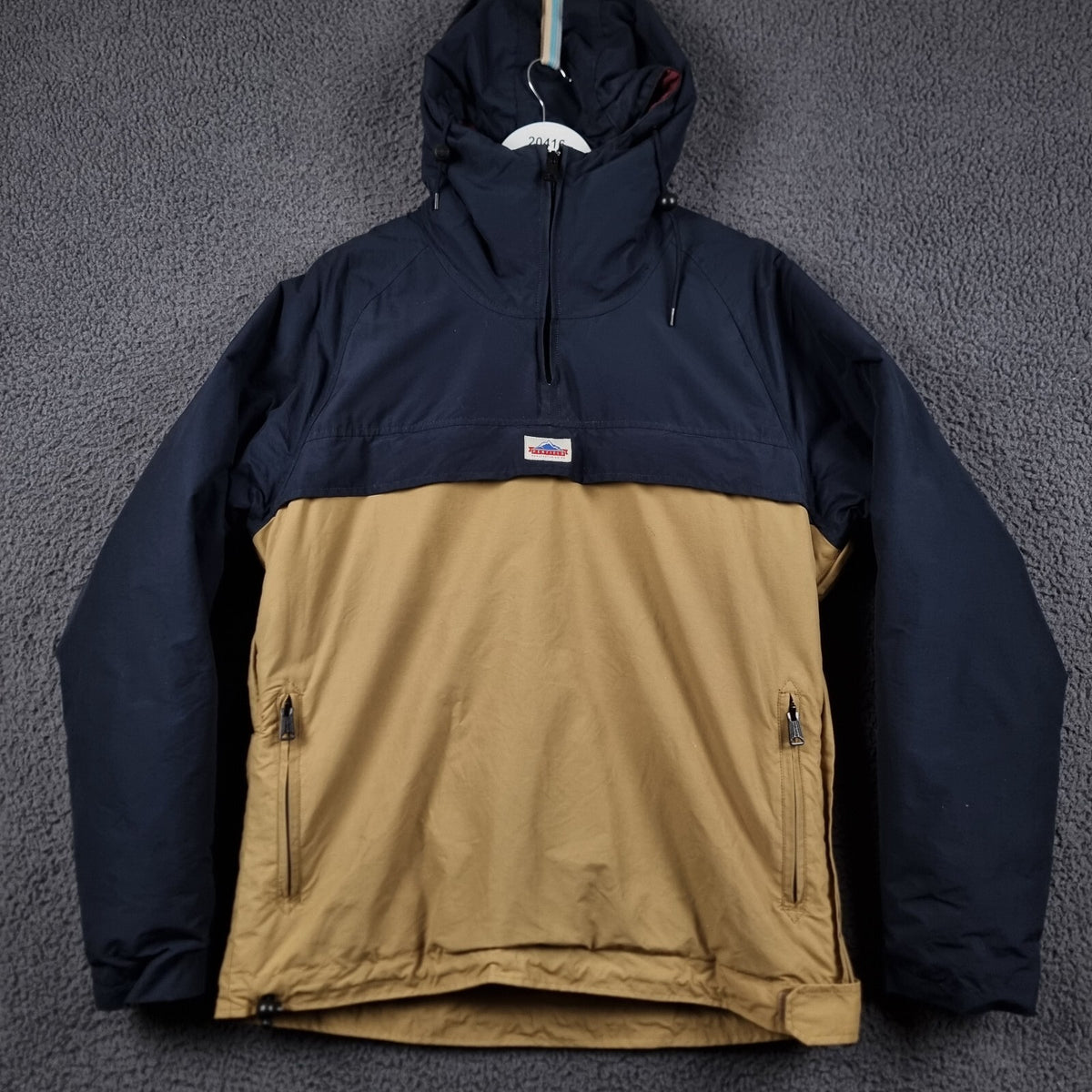 PENFIELD Jacket Mens M Waterproof 1/4 Zip Smock Rain Coat Insulated Elk 60/40